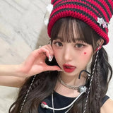 Litlookz Studio Kawaii Knitted Cat Ear Beanie, view 5
