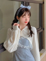 Litlookz Studio Kawaii Mini Dress & Crop Cardigan Two Piece Set, view 2
