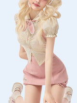 Litlookz Studio Kawaii Shirt & Skort Two Piece Set, view 3