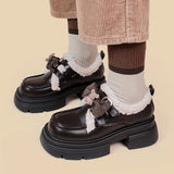 Litlookz Studio Kawaii Teddy Bear Platform Oxford Shoes, view 3