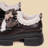 Litlookz Studio Kawaii Teddy Bear Platform Oxford Shoes, view 6