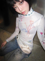 Litlookz Studio Kid's Art Mesh Top, view 3