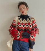 Litlookz Studio Knitted Christmas Sweater, view 5