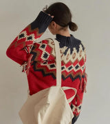 Litlookz Studio Knitted Christmas Sweater, view 6