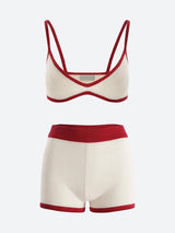 Litlookz Studio Knitted Crop Top & Shorts Two Piece Set, view 5