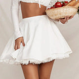 Litlookz Studio Lace A-Line Mini Skirt, view 2