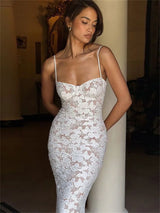 Litlookz Studio Lace Bodycon Midi Dress, view 3