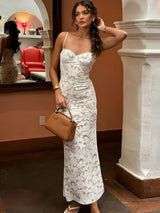 Litlookz Studio Lace Bodycon Midi Dress, view 5