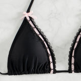 Litlookz Studio Lace Bow Bikini Set, view 3