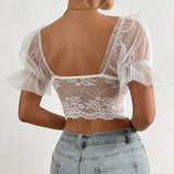 Litlookz Studio Lace Bustier Top, view 5