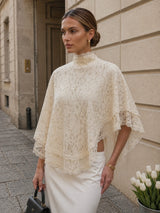Litlookz Studio Lace Cape Blouse, view 3