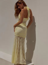 Litlookz Studio Lace Maxi Dress, view 3