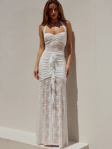 Litlookz Studio Lace Maxi Dress, view 6