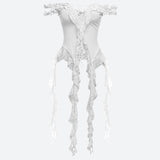 Litlookz Studio Lace Ruffled Top, view 5