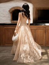 Litlookz Studio Lace Tulle Maxi Dress, view 2
