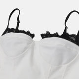 Litlookz Studio Lace Up Corset Cami Top, view 5