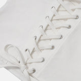 Litlookz Studio Lace Up Corset Cami Top, view 6