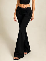 Litlookz Studio Lace Waist Flare Pants, view 2