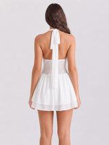 Litlookz Studio Lace Waist Mini Dress, view 2