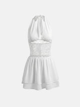 Litlookz Studio Lace Waist Mini Dress, view 5