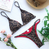Litlookz Studio Leopard Brazilian Bikini Set, view 5