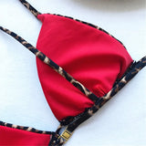 Litlookz Studio Leopard Brazilian Bikini Set, view 6