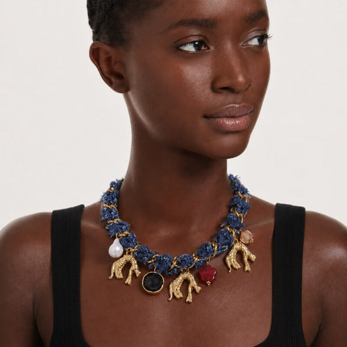 Litlookz Studio Leopard Charm Necklace
