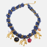 Litlookz Studio Leopard Charm Necklace, view 4