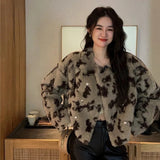 Litlookz Studio Leopard Faux Fur Jacket, view 5