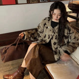 Litlookz Studio Leopard Faux Fur Jacket, view 6