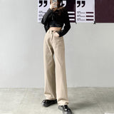 Litlookz Studio Light Academia High Waist Denim Pants, view 2