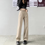 Litlookz Studio Light Academia High Waist Denim Pants, view 4