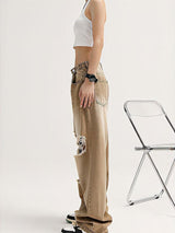 Litlookz Studio Light Wash Low Rise Ripped Jeans, view 4