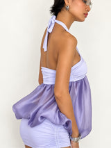 Litlookz Studio Lilac Mist Mini Dress, view 3