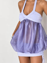 Litlookz Studio Lilac Mist Mini Dress, view 4