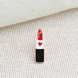 Litlookz Studio Lipstick Heart Cherry Lip Pins, view 3