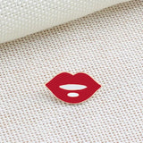Litlookz Studio Lipstick Heart Cherry Lip Pins, view 6