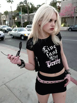 Litlookz Studio Live Fast Die Pretty Tee, view 2
