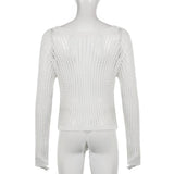 Litlookz Studio Long Sleeve Fishnet Top, view 5