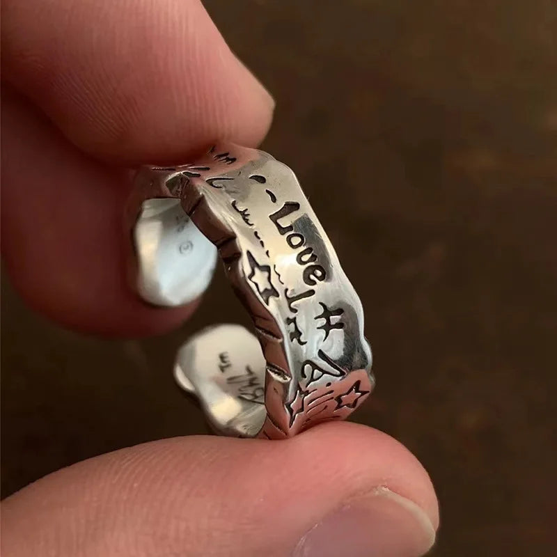 Litlookz Studio Love Engraved Ring