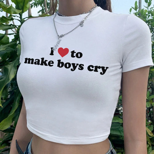 Litlookz Studio Love To Make Boys Cry Tee