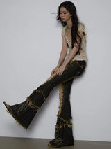Litlookz Studio Low Rise Flare Jeans, view 2