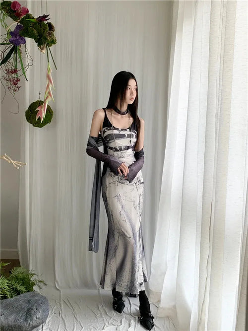 Litlookz Studio Marble Maxi Dress