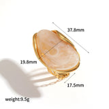Litlookz Studio Marble Stone Ring, view 4