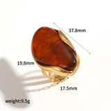 Litlookz Studio Marble Stone Ring, view 6