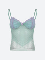 Litlookz Studio Mermaid Sheer Mesh Top, view 4