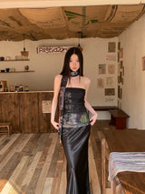 Litlookz Studio Mesh Layered Tube Top, view 6