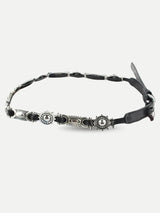Litlookz Studio Metal Faux Leather Tiny Belt, view 4