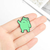Litlookz Studio Middle Finger Frog Pins, view 3