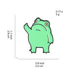 Litlookz Studio Middle Finger Frog Pins, view 5